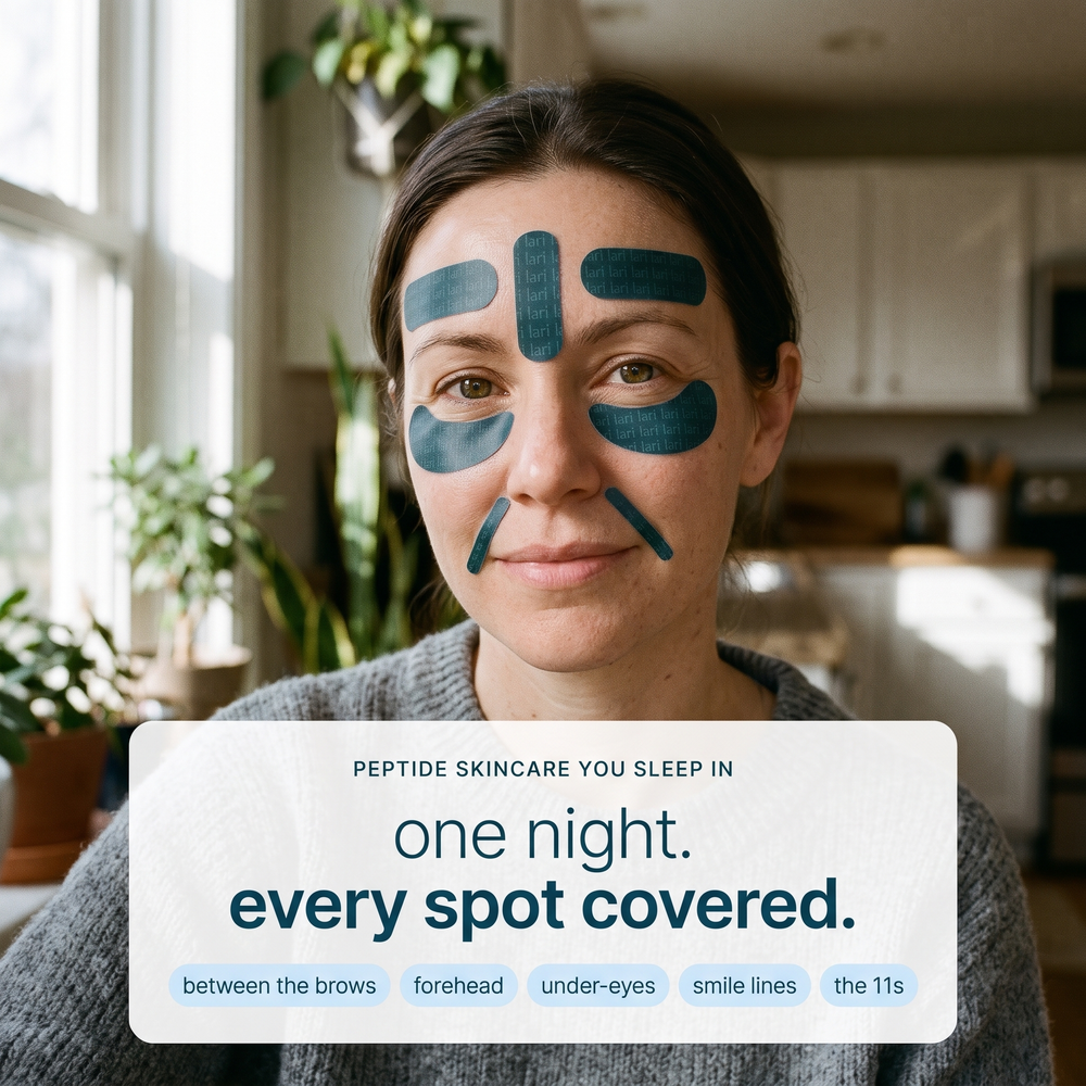 Peptide face and eye tape